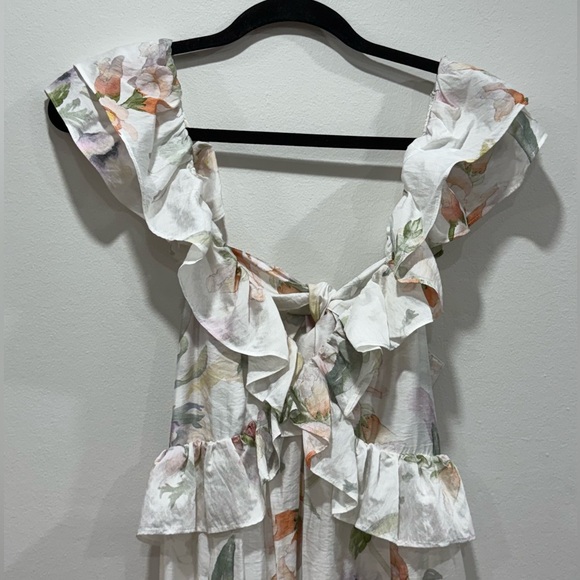 Floral Ruffle Dress - Picture 12 of 13